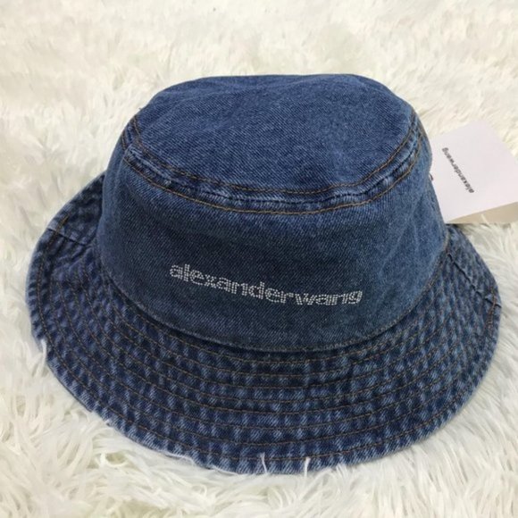 Alexander Wang Cotton Denim Bucket Hat
